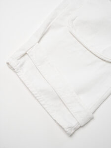 Jeans baggy con tasconi ZA45-BB15 Bianco (6)