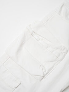 Jeans baggy con tasconi ZA45-BB15 Bianco (7)