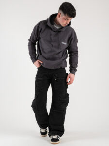 Jeans baggy con tasconi ZA45-BB15 Nero (6)