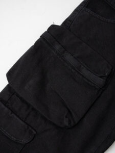 Jeans baggy con tasconi ZA45-BB15 Nero (9)