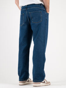 Jeans liscio con gamba morbida PT283 Blu (1)