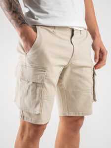 ONLY&SONS Bermuda con tasconi laterali CAM 22016689 Silver Lining (2)