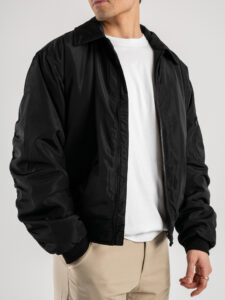 ONLY&SONS Bomber cropped con colletto NICK 22029598 Black2