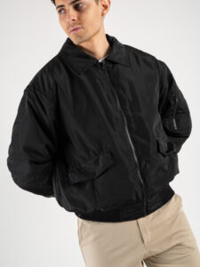 ONLY&SONS Bomber cropped con colletto NICK 22029598 Black6