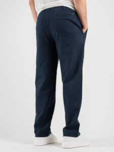 ONLY&SONS Pantalone in misto lino loose fit con coulisse in vita SINUS 22028267 Dark Navy (6)