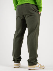 ONLY&SONS Pantalone in misto lino loose fit con coulisse in vita SINUS 22028267 Olive Night (1)