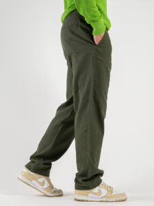 ONLY&SONS Pantalone in misto lino loose fit con coulisse in vita SINUS 22028267 Olive Night (5)