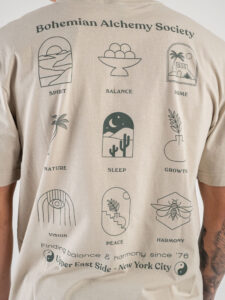 ONLY&SONS T-shirt con stampa bohemian alchemy society fronte:retro KASON RLX 22028750 Silver Lining3