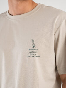 ONLY&SONS T-shirt con stampa bohemian alchemy society fronte:retro KASON RLX 22028750 Silver Lining4