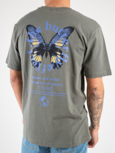 ONLY&SONS T-shirt con stampa BUTTERFLY fronte:retro KEANE 22030973 Castor Gray2