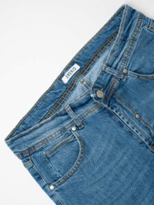 OVER-D Jeans slim fit cinque tasche senza rotture OC1F0W0D02 Azzurro (8)