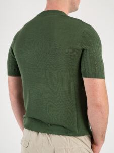 T-shirt a mezze maniche lavorata 8383 Verde (1)