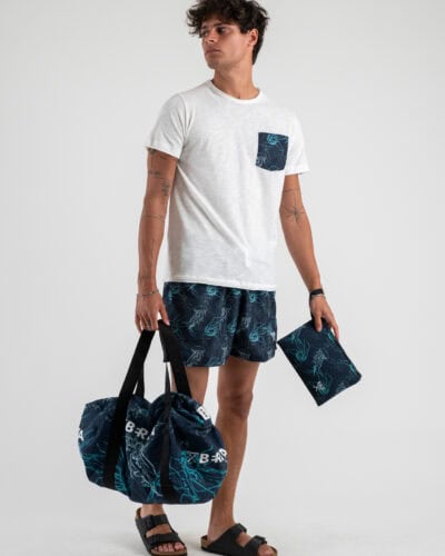 BERNA Borsone da mare fantasia Medusa 243071 Prezzo 49 99 Estasi Fashion