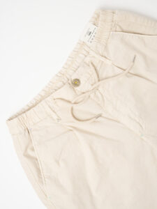 BERNA Pantalaccio da abito in misto lino 243403 Panna (8)