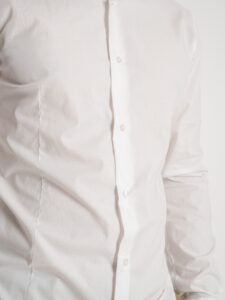 Camicia basica in cotone con colletto CLASS Bianca (5)