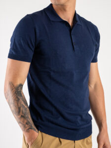 GIANNI LUPO Polo basica in tinta unita GL511S Blue (3)