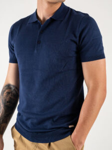 GIANNI LUPO Polo basica in tinta unita GL511S Blue (5)