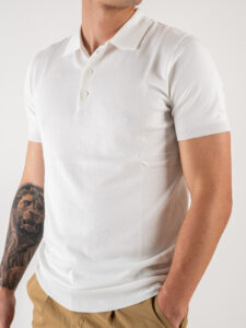 GIANNI LUPO Polo basica in tinta unita GL511S White (1)