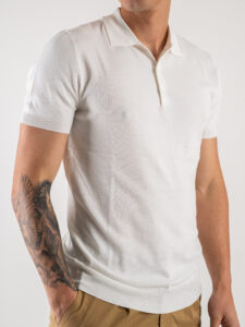 GIANNI LUPO Polo basica in tinta unita GL511S White (2)