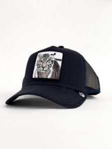 GOORIN BROS Cappellino blu con patch bianca stampa tigre TIGER (1)