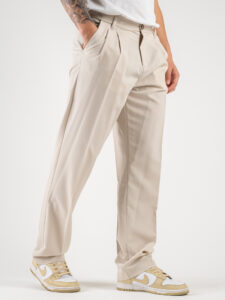 IMPERIAL Pantalone baggy da abito PD3MHNZ Beige (4)