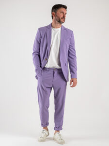 IMPERIAL Pantalone chinos da abito PWB0HBQ Lilla