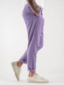 IMPERIAL Pantalone chinos da abito PWB0HBQ Lilla (4)