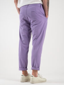 IMPERIAL Pantalone chinos da abito PWB0HBQ Lilla (5)
