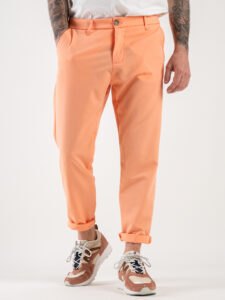 IMPERIAL Pantalone chinos da abito PWB0HBQ Pesca (1)