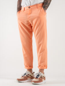 IMPERIAL Pantalone chinos da abito PWB0HBQ Pesca (2)