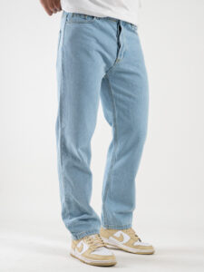 Jeans liscio con gamba morbida JORDAN Azzurro Chiaro (2)