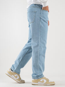 Jeans liscio con gamba morbida JORDAN Azzurro Chiaro (5)