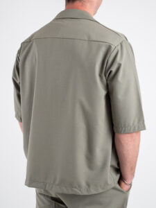 Coordinato Giacchetta over un petto e mezzo+ Pantalone baggy TT135 Salvia (8)