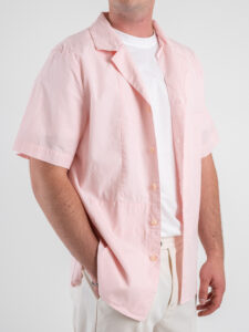 IMPERIAL Camicia 100% cotone tg.unica a mezze maniche C1BEFEOL Rosa (1)
