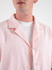 IMPERIAL Camicia 100% cotone tg.unica a mezze maniche C1BEFEOL Rosa (3)