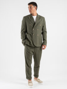 IMPERIAL Giacca doppiopetto da abito J5441G4821 Army (2)