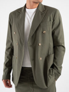 IMPERIAL Giacca doppiopetto da abito J5441G4821 Army (6)