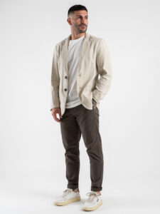 IMPERIAL Giacca in misto lino a due bottoni JZ3HFRRTD Beige (2)