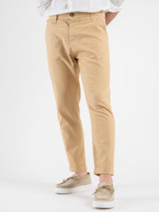 IMPERIAL Pantalone morbido in misto lino PA26HRRT05 Sand (6)