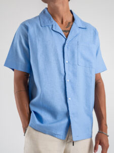 MOD Camicia Bowling in lino mm CS2412 Polvere (3)