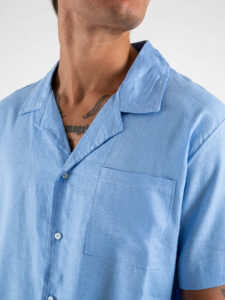 MOD Camicia Bowling in lino mm CS2412 Polvere (4)