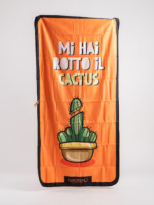 NASSAU Telo mare in microfibra mi hai rotto il cactus Arancio