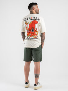 ONLY&SONS T-shirt Red Hot Chili Peppers RHCP RLX 22029525 Antique White