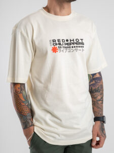 ONLY&SONS T-shirt Red Hot Chili Peppers RHCP RLX 22029525 Antique White (4)
