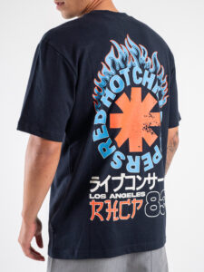 ONLY&SONS T-shirt Red Hot Chili Peppers RHCP RLX 22029525 Dark Navy (3)