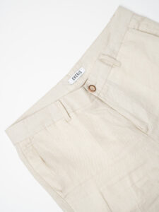 OVER-D Pantalone chinos da abito in Lino OE1S2S4P37 Sabbia (7)