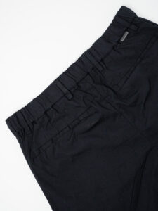OVER-D Pantalone jogger con coulisse e bottone in vita OE1S2S4P02 Nero (7)