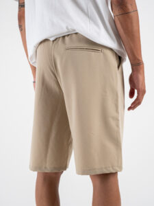 Bermuda in poliviscosa con elastico in vita KANE Beige (1)