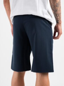 Bermuda in poliviscosa con elastico in vita KANE Blu (1)