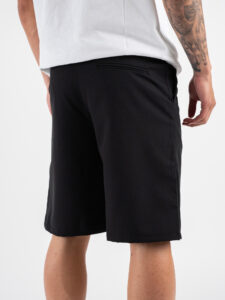 Bermuda in poliviscosa con elastico in vita KANE Nero (1)